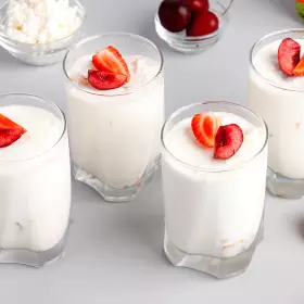 Десерт из творога с желатином