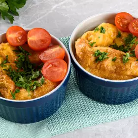 Запеканка из сыра и яиц