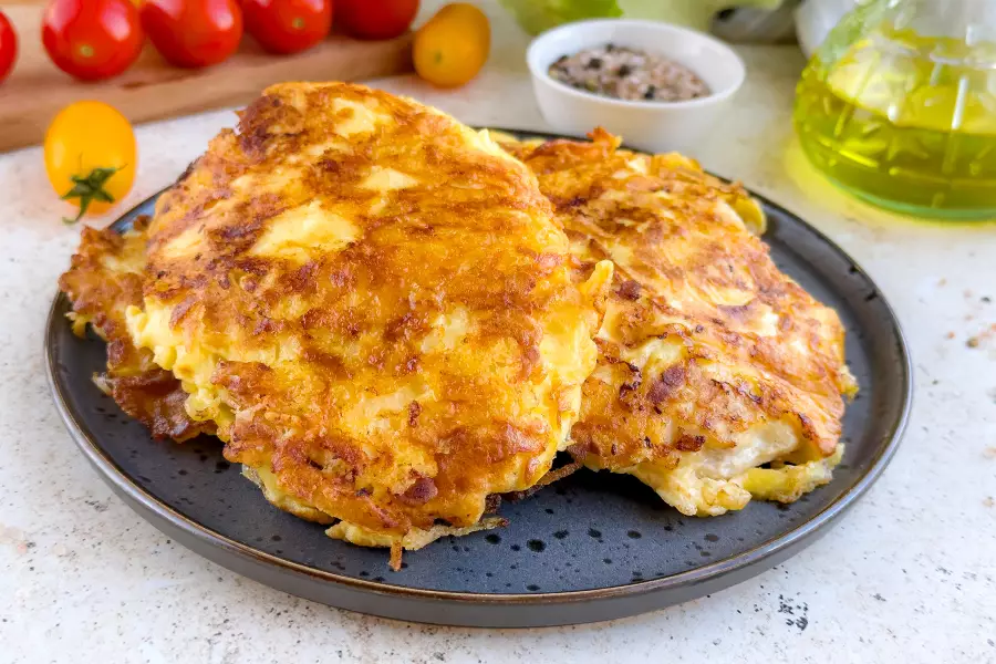 Готовое блюдо куриные отбивные с сыром