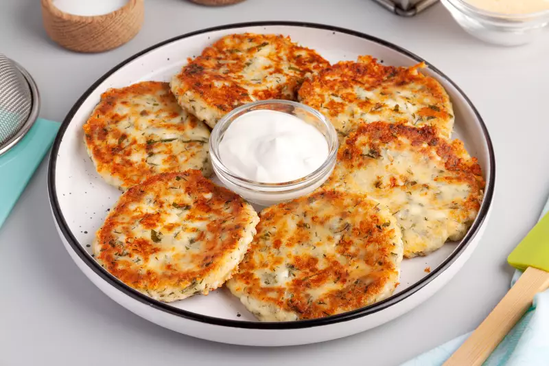 Сырники с зеленью