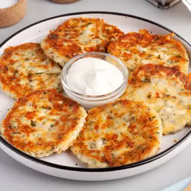 Сырники с зеленью