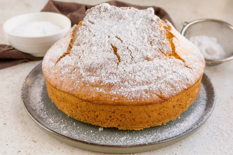 Кекс на молоке в духовке