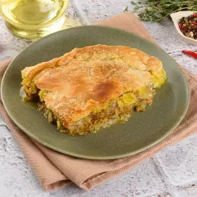 Слоёный мясной пирог