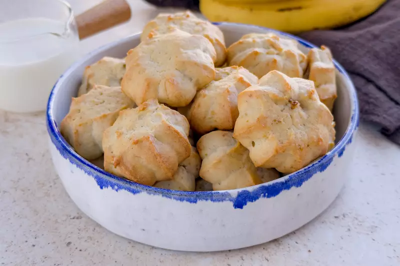 Банановое печенье в духовке