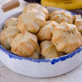 Банановое печенье в духовке