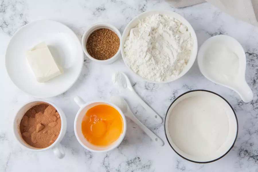 Ингредиенты для рецепта кофейное печенье