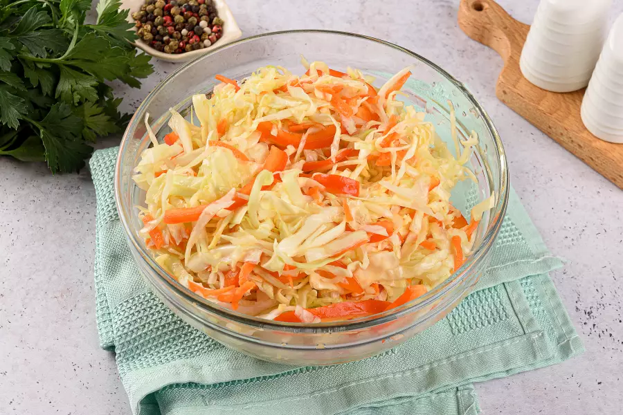 Готовое блюдо капуста провансаль быстрого приготовления