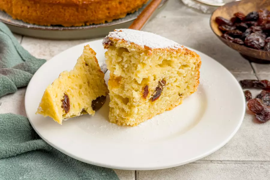 Готовое блюдо простой творожный пирог