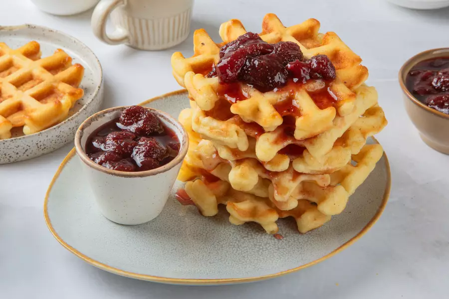 Венские вафли на кефире