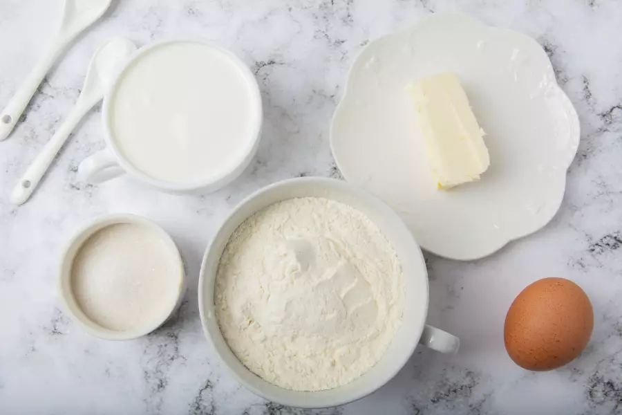 Ингредиенты для рецепта венские вафли на кефире