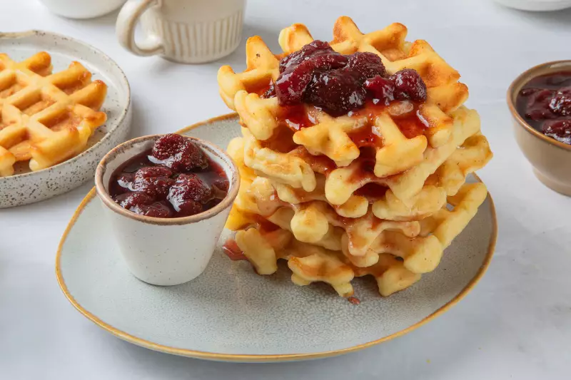 Венские вафли на кефире