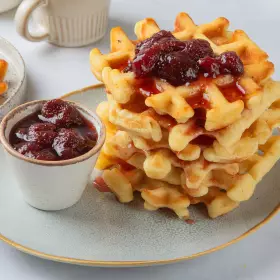 Венские вафли на кефире