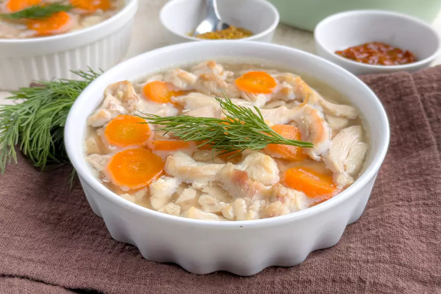 Холодец из курицы с желатином