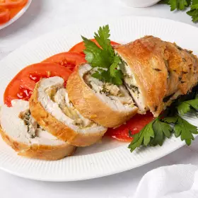 Куриный рулет с сыром