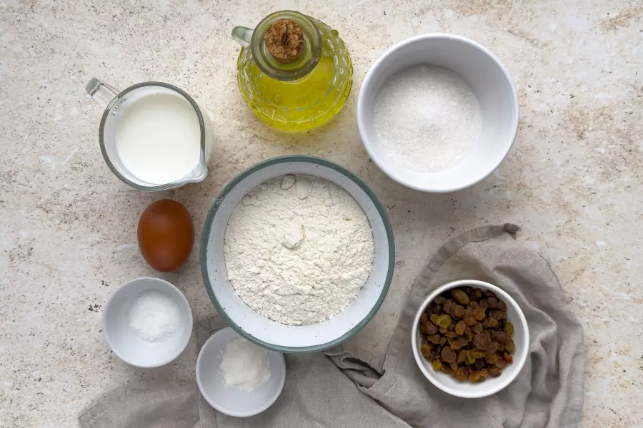 Ингредиенты для рецепта маффины на кефире