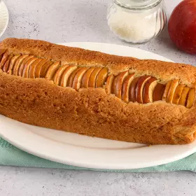 Кекс с яблоками