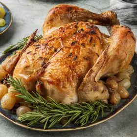 Курица с виноградом