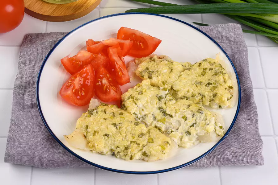 Палтус запеченный в духовке