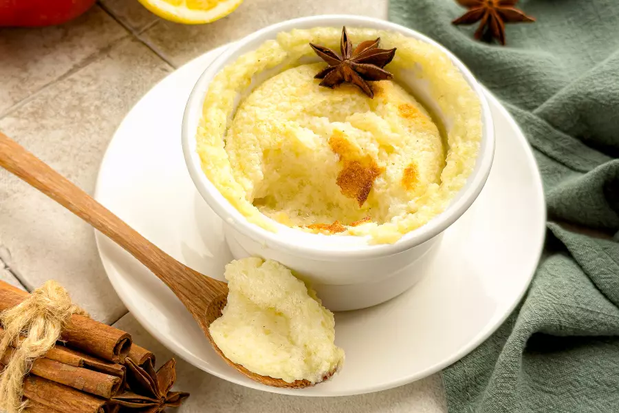 Готовое блюдо яблочное суфле