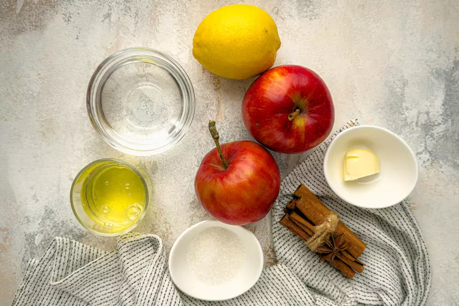 Ингредиенты для рецепта яблочное суфле