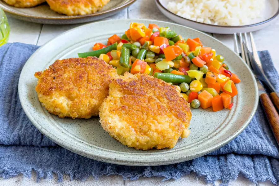 Котлеты из кальмара