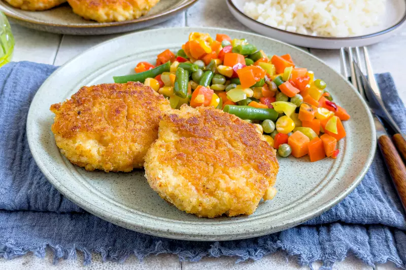 Котлеты из кальмара