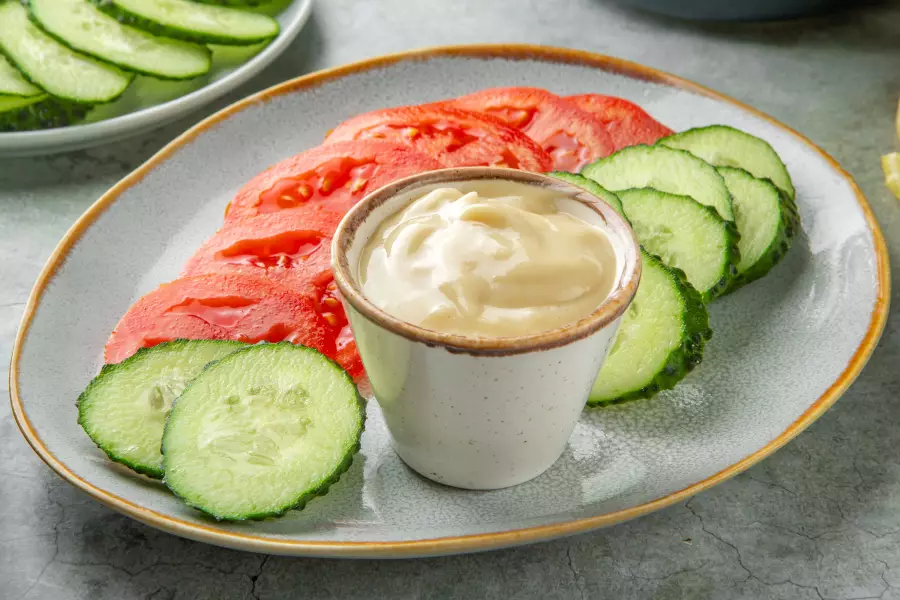 Готовое блюдо постный майонез