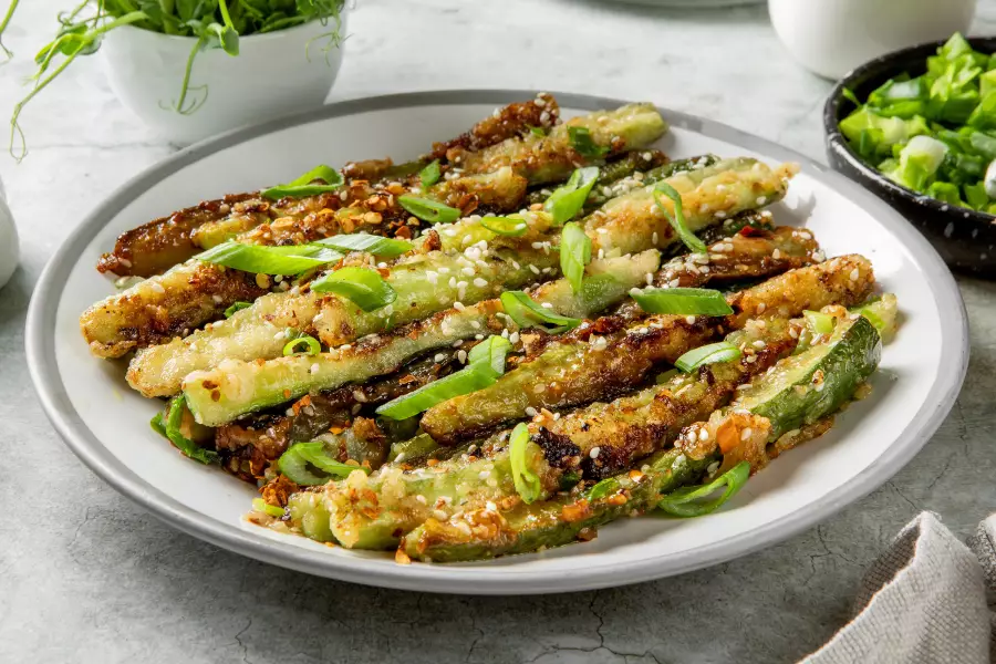 Жареные огурцы