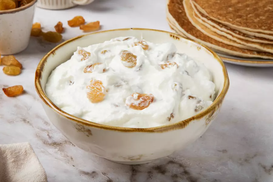 Творожная масса с изюмом