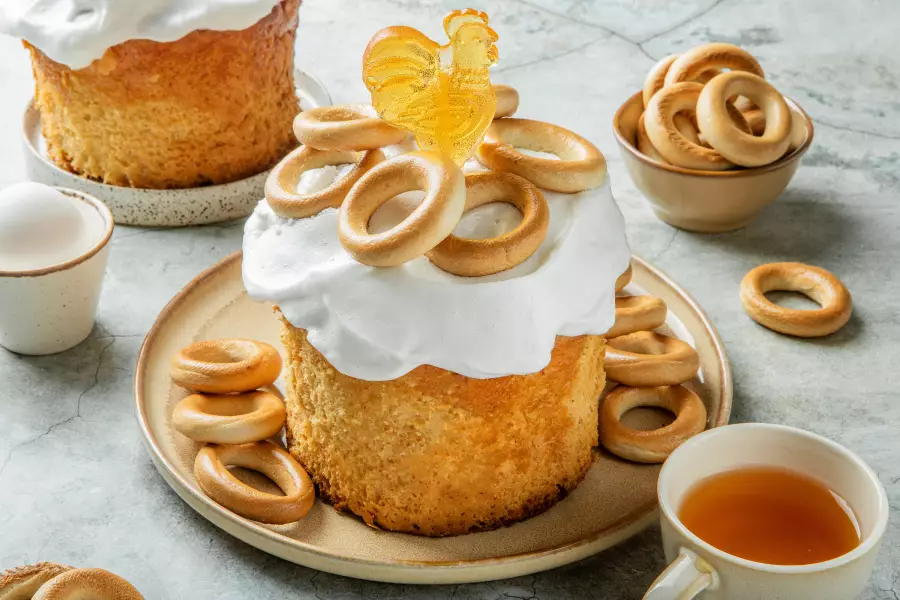 Кулич на сливках