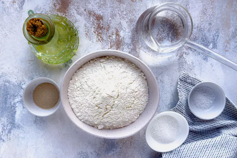 Ингредиенты для рецепта быстрое дрожжевое тесто