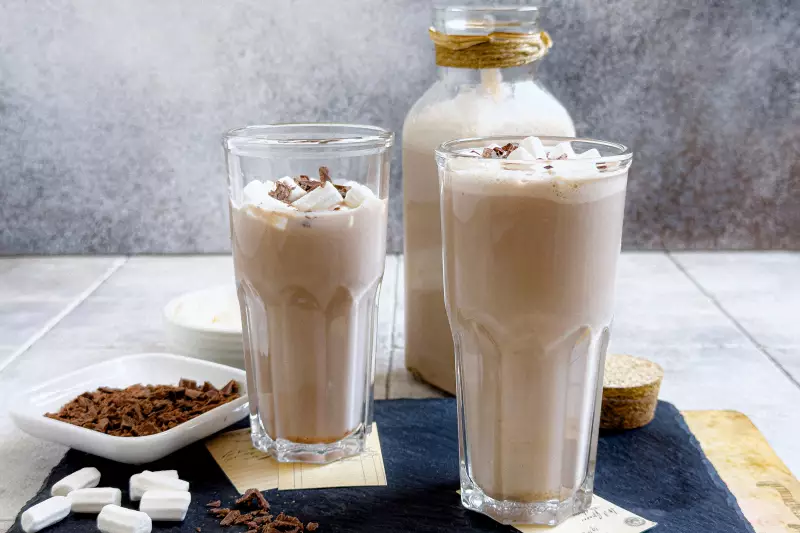 Шоколадный молочный коктейль