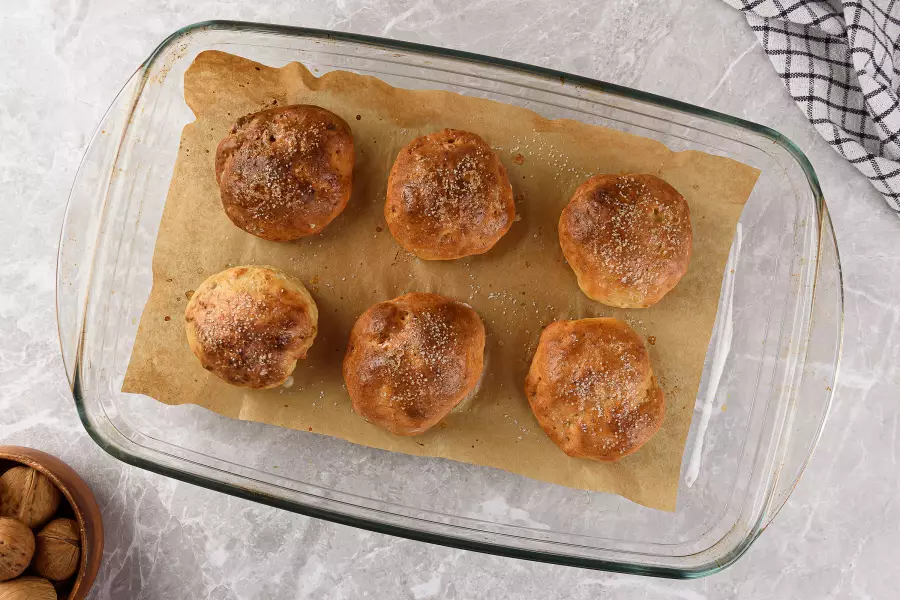 Готовое блюдо творожные булочки в духовке