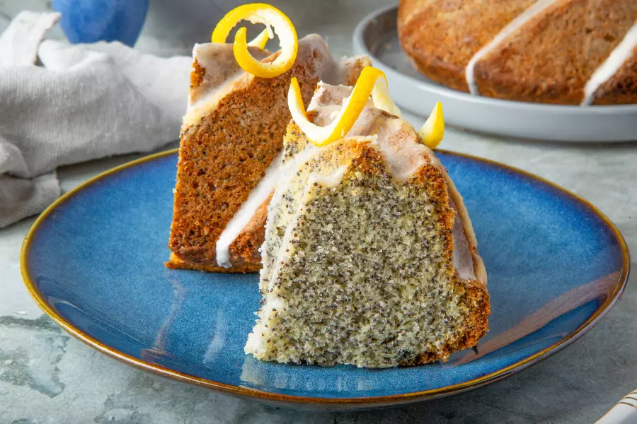 Готовое блюдо маковый кекс