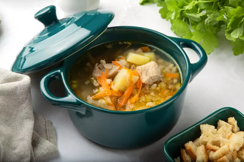 Суп с картошкой и перловкой