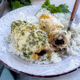 Рулетики с черносливом