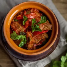 Чашушули с говядиной